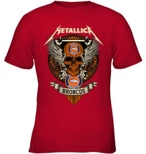 Load image into Gallery viewer, Metallica Denver Broncos shirt
