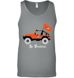 Go Denver Broncos Jeep shirt