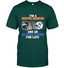 Load image into Gallery viewer, i'm a Denver Bronco and an Air Force Falcon for life shirt
