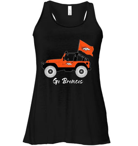 Go Denver Broncos Jeep shirt