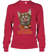 Load image into Gallery viewer, Denver Broncos cat to all my haters shirt
