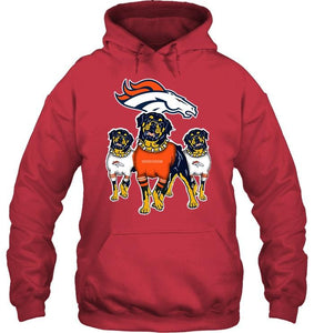 Denver Broncos Rottweilers fan hoodie