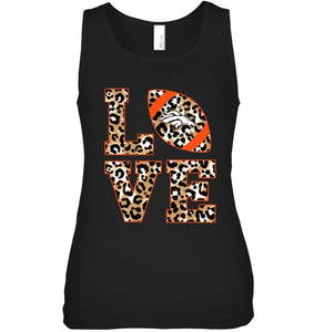 Love Denver Broncos panther pattern shirt