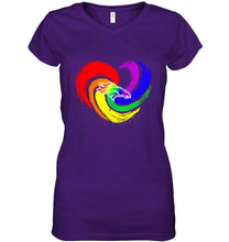 Load image into Gallery viewer, Denver Broncos lgbt tornado heart shirt

