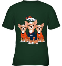 Load image into Gallery viewer, Denver Broncos Chihuahuas fan shirt
