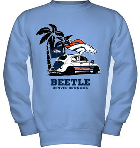 Beetle Denver Broncos on beach shirt