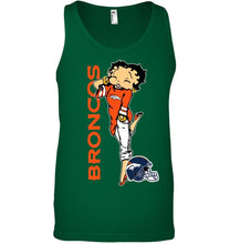 Load image into Gallery viewer, Denver Broncos betty boop fan shirt
