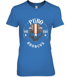 Puro Denver Broncos por vida fan shirt