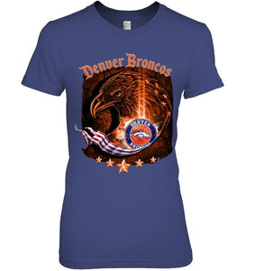 denver broncos eagle american flag shirt
