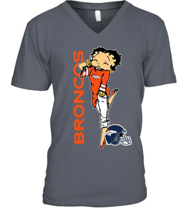 Denver Broncos betty boop fan shirt