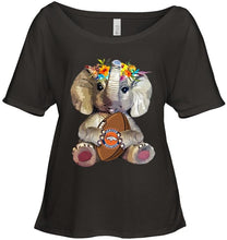 Load image into Gallery viewer, Elephant loves Denver Broncos shirt
