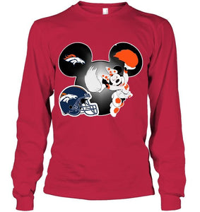 Denver Broncos Minnie cheerleader shirt