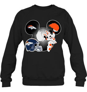 Denver Broncos Minnie cheerleader shirt