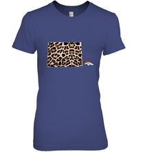 Load image into Gallery viewer, Denver Broncos panther pattern state map shirt

