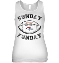 Load image into Gallery viewer, Sunday funday Denver Broncos lover shirt
