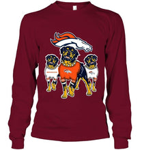 Load image into Gallery viewer, Denver Broncos Rottweilers fan shirt

