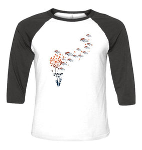 Denver Broncos dandelion shirt