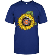 Load image into Gallery viewer, sunflower Denver Broncos fan shirt
