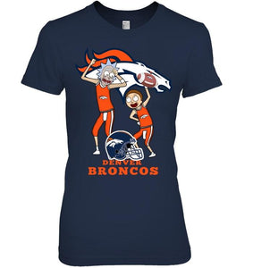 Denver Broncos Rick and morty fan shirt