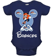 Load image into Gallery viewer, Denver Broncos Mickey shirt
