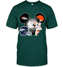 Load image into Gallery viewer, Denver Broncos Minnie cheerleader shirt
