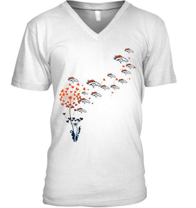 Denver Broncos dandelion shirt