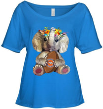 Load image into Gallery viewer, Elephant loves Denver Broncos shirt
