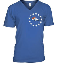 Load image into Gallery viewer, Denver Broncos american star flag shirt
