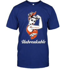 Load image into Gallery viewer, Go Denver Broncos unbreakable girl shirt
