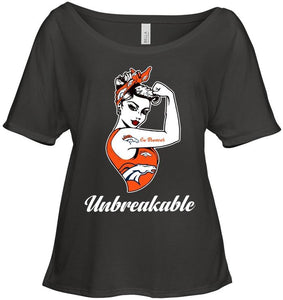 Go Denver Broncos unbreakable girl shirt