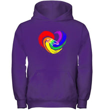 Load image into Gallery viewer, Denver Broncos lgbt tornado heart shirt
