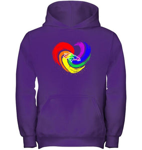 Denver Broncos lgbt tornado heart shirt