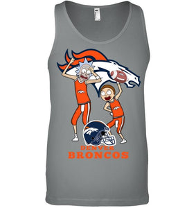 Denver Broncos Rick and morty fan shirt