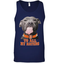 Load image into Gallery viewer, Denver Broncos to all my haters pitbull shirt
