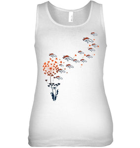 Denver Broncos dandelion shirt