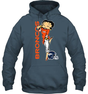 Denver Broncos betty boop fan shirt