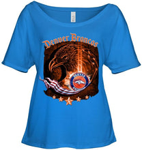 Load image into Gallery viewer, denver broncos eagle american flag shirt
