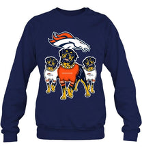 Load image into Gallery viewer, Denver Broncos Rottweilers fan hoodie

