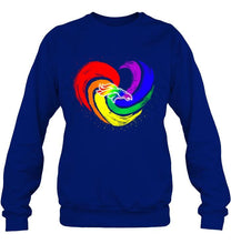 Load image into Gallery viewer, Denver Broncos lgbt tornado heart shirt
