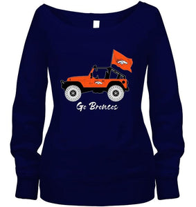 Go Denver Broncos Jeep shirt