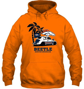 Beetle Denver Broncos on beach shirt
