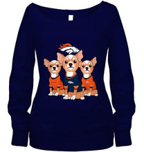 Load image into Gallery viewer, Denver Broncos Chihuahuas fan shirt
