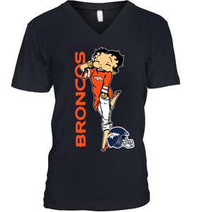 Denver Broncos betty boop fan shirt