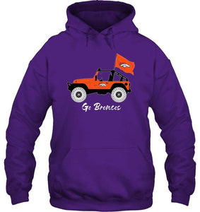 Go Denver Broncos Jeep shirt