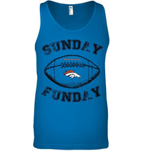 Load image into Gallery viewer, Sunday funday Denver Broncos lover shirt
