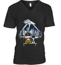 Load image into Gallery viewer, snoopy watch Denver Broncos city shirt
