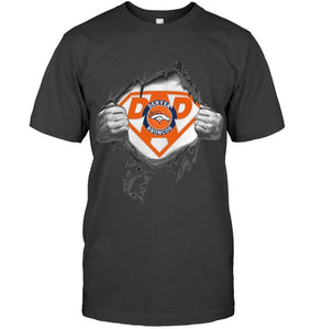 Denver Broncos dad superman shirt