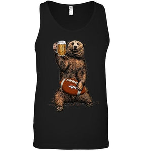 Denver Broncos Beer drinking bear shirt