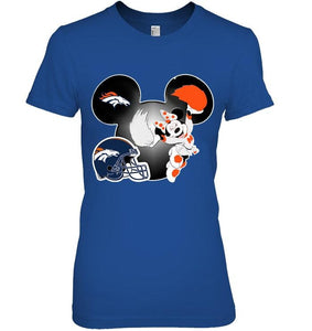 Denver Broncos Minnie cheerleader shirt