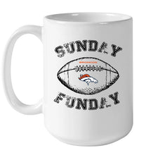 Load image into Gallery viewer, Sunday funday Denver Broncos lover shirt
